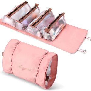 Necessárie de Maquiagem Bolsa Cosmético dobrável 4 em 1 Multifuncional