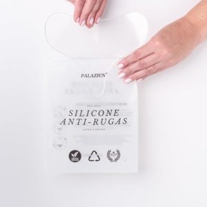 Adesivo Anti Rugas Para Decote Peito Colo Busto Almofada de Silicone Anti Envelhecimento Sinais Marcas Seios Decollete Pad Forma T Reutilizavel Invisivel Transparente Palaziun