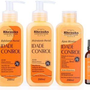 Kit Skincare Anti Idade Vitamina C + Serum Clareador de Manchas