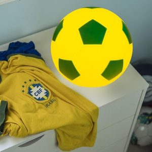 Iluminação De Mesa Abajur Bola de Futebol Copa do Mundo