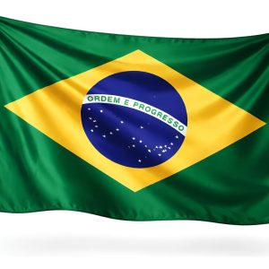 Bandeira do Brasil 90x150cm em Poliéster – Eventos, Decoração, Copa Do Mundo, Com Costura Para Mastro, Dupla Face Premium