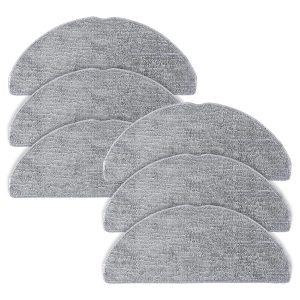 VIEWALL Pacote com 6 panos de esfregão de microfibra compatíveis com Roborock Q7 M5 / Q7 M5+ / Q7 L5 / Q7 L5+ robô aspirador de pó, acessórios de substituição reutilizáveis (não…