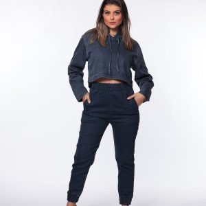 Blusa Cropped 7896 Azul