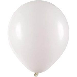 Balões Látex 30 cm Brancos – 50 unidades