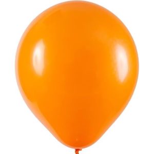 Balões Látex 30 cm Laranja – 50 unidades