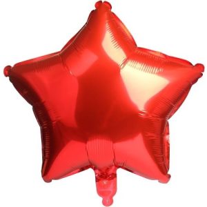 Balão Foil Estrela 80 cm Vermelha