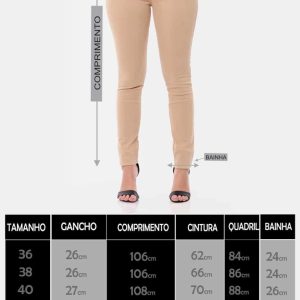 Calça 7897 Bege Escuro